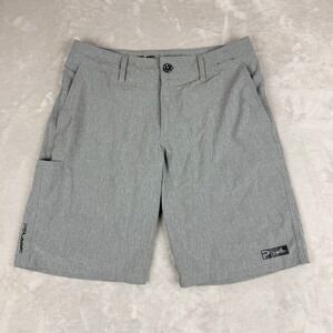 Pelagic Deep Sea Hybrid Shorts Mens 32 Gray Fishing Performance Stretch Outdoor